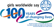 WAGGGS centenary logo