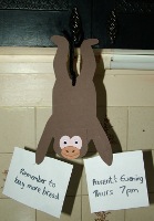 monkey note holder