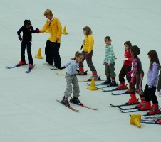 skiing