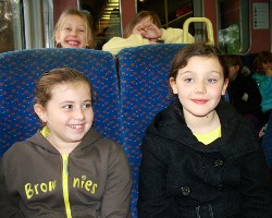 On the train