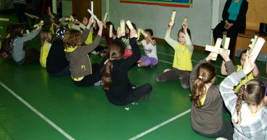 Maori stick game