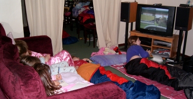 Watching the little vampire
