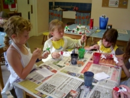 Painting our gnomes
