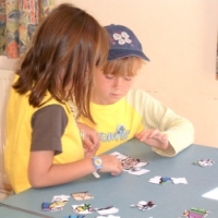 sorting out the jigsaws