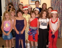 Dressed up for the party