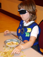 sorting pasta blindfolded