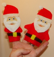 Father Christmas Finger Puppet