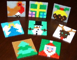 christmas hama beads