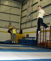 trampolining