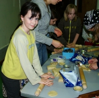 making apple pies