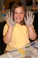 getting messy with clay