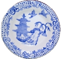 Willow pattern plate