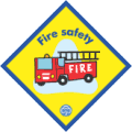 Fire safety badge