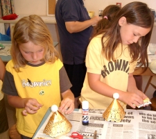 Making Christmas angels