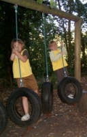 at the adventure playground