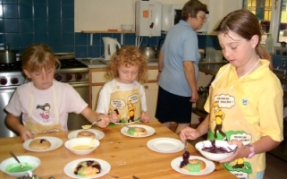 Making King Cake