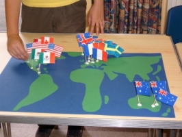 The map we put our flags in