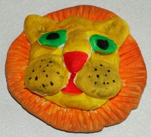 lion salt dough