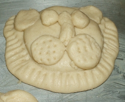 salt dough lions