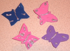 Butterfly clips