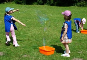 making bubbles