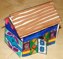 Ndebele style house